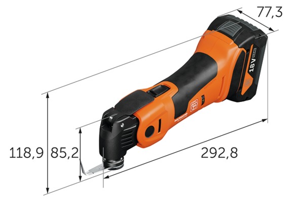 Реноватор FEIN MultiMaster AMM 700 1.7 Q AS для ремонта автомобильных стекол