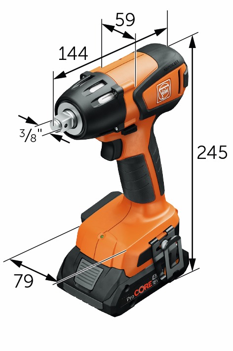 Ударный винтоверт FEIN ASCD 18-300 W2 AS IMPACT-TAPPING-TOP SET