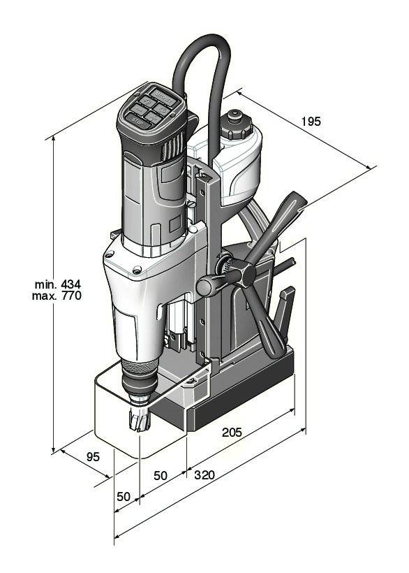 Магнитный сверлильный станок FEIN KBM 65 UQW