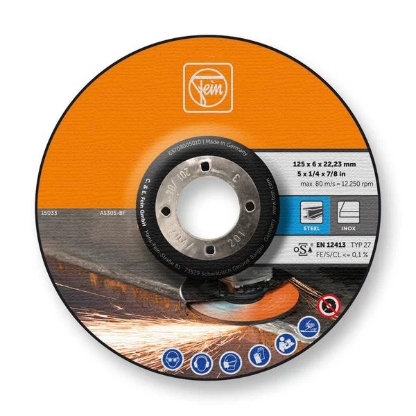 Обдирочный шлифовальный диск FEIN 125 мм